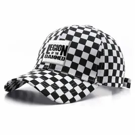 Geruite Tweekleurige Katoenen Pet - Imprint Now - NL