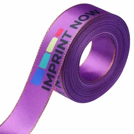 Metallic Edge Satinband - Imprint Now - DE