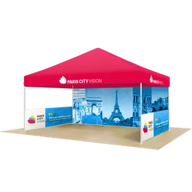 Tente d'extérieur personnalisée imperméable 4,6 m x 3 m - Imprint Now - FR