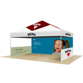 Individuelles Outdoor-Vordachzelte Wasserdicht 4,6 m x 3 m - Imprint Now - DE