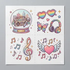 Tear & Share Tattoos - Custom Pro Prints