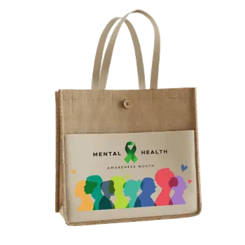 Jute Tote Bags - Custom Tees Today