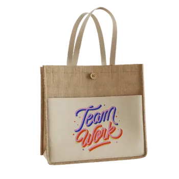 Jute Tote Bags - Custom Tees Today