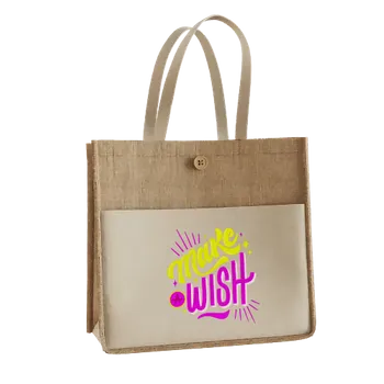 Jute Tote Bags - Custom Tees Today