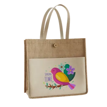Jute Tote Bags - Custom Tees Today