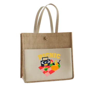 Jute Tote Bags - Custom Tees Today