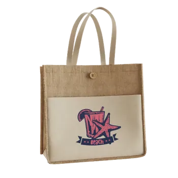 Jute Tote Bags - Custom Tees Today