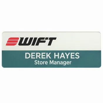 Acrylic Name Badges - Challenge Coin Now