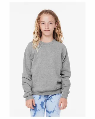 Youth Sponge Fleece Raglan Sweatshirt - Stealth Promo Co