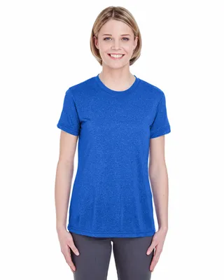 Ladies' Cool & Dry Heathered Performance T-Shirt - Stealth Promo Co
