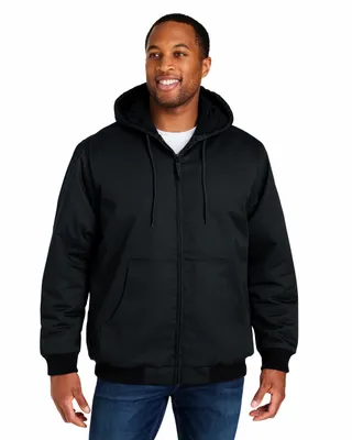Men's Tall ClimaBloc® Heavyweight Hooded Full-Zip Jacket - Stealth Promo Co