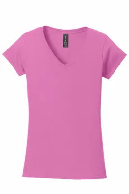 Gildan Softstyle Women's Fit V-Neck T-Shirt. 64V00L - Stealth Promo Co