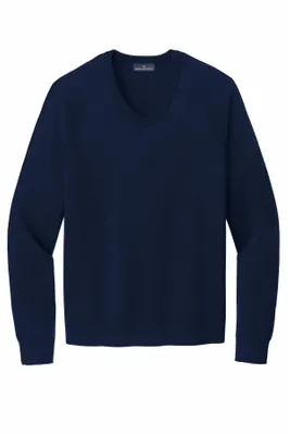 Brooks Brothers Cotton Stretch V-Neck Sweater BB18400 - Stealth Promo Co