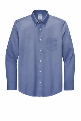Brooks Brothers Wrinkle-Free Stretch Pinpoint Shirt BB18000 - Stealth Promo Co