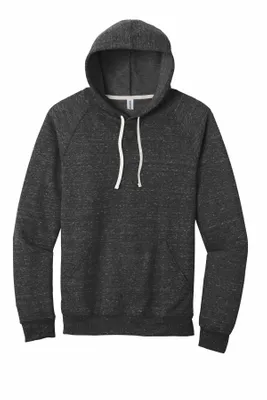 Jerzees Snow Heather French Terry Raglan Hoodie 90M - Stealth Promo Co