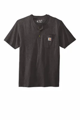 Carhartt Short Sleeve Henley T-Shirt CTK84 - Stealth Promo Co