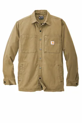 Carhartt Rugged Flex Fleece-Lined Shirt Jac CT105532 - Stealth Promo Co