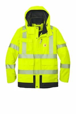 Carhartt ANSI 107 Class 3 Waterproof Heavyweight Insulated Jacket CT106694 - Stealth Promo Co