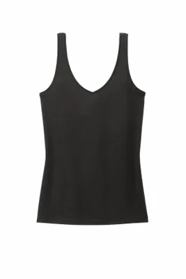 District Women's Perfect Blend CVC V-Neck Tank DT154 - Stealth Promo Co