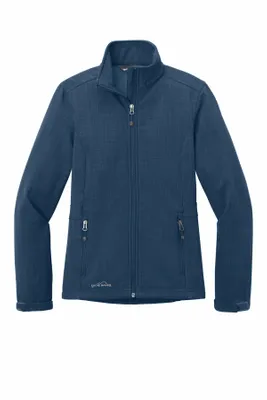 Eddie Bauer Women's Shaded Crosshatch Soft Shell Jacket. EB533 - Stealth Promo Co