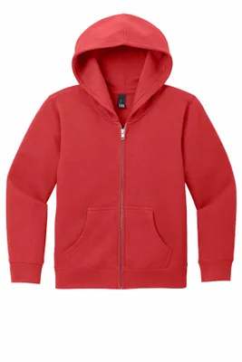 District Youth V.I.T. Fleece Full-Zip Hoodie DT6102Y - Stealth Promo Co