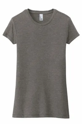 District Women's Fitted Perfect Tri Tee. DT155 - Stealth Promo Co