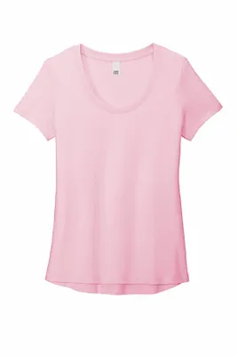 District Women's Flex Scoop Neck Tee DT7501 - Stealth Promo Co