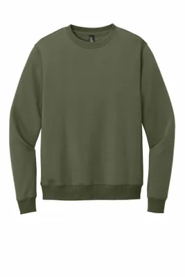 District Perfect Weight Fleece Crew DT1106 - Stealth Promo Co