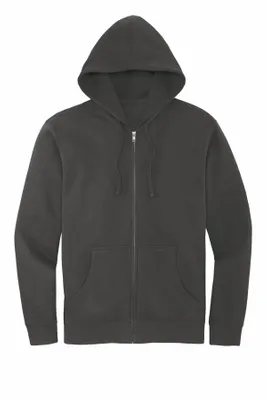 District V.I.T. Fleece Full-Zip Hoodie DT6102 - Stealth Promo Co