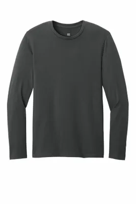 District Perfect Weight CVC Long Sleeve Tee DT185 - Stealth Promo Co