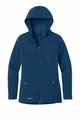 Eddie Bauer Women's Hooded Soft Shell Parka. EB537 - Stealth Promo Co