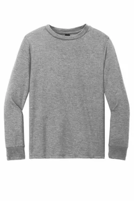 District Youth Perfect Tri Long Sleeve Tee DT132Y - Stealth Promo Co