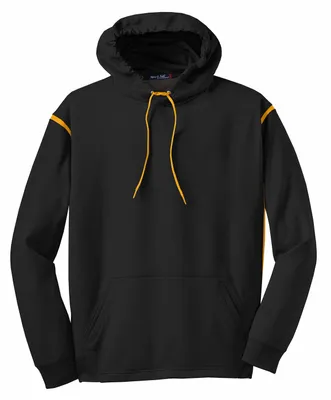 Sport-Tek Tech Fleece Colorblock Hooded Sweatshirt. F246 - Stealth Promo Co