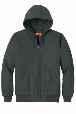 CornerStone - Duck Cloth Hooded Work Jacket. J763H - Stealth Promo Co