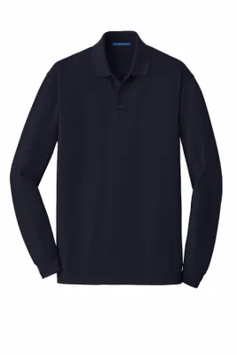 Port Authority EZCotton Long Sleeve Polo. K8000LS - Stealth Promo Co