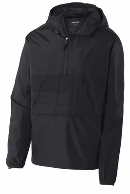 Sport-Tek Zipped Pocket Anorak. JST65 - Stealth Promo Co