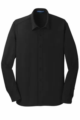 Port Authority Dimension Knit Dress Shirt. K570 - Stealth Promo Co