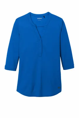 OGIO Women's Jewel Henley LOG104 - Stealth Promo Co