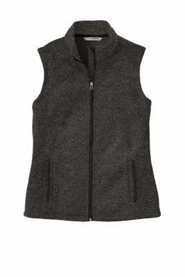Port Authority Women's Sweater Fleece Vest L236 - Stealth Promo Co