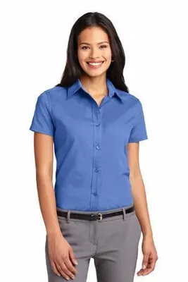 Port Authority Women's Short Sleeve Easy Care Shirt. L508 - Stealth Promo Co