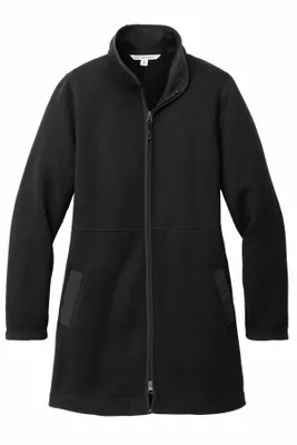 Port Authority Women's Arc Sweater Fleece Long Jacket L425 - Stealth Promo Co