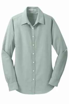 Port Authority Women's SuperPro Oxford Shirt. L658 - Stealth Promo Co