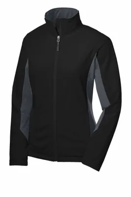 Port Authority Women's Core Colorblock Soft Shell Jacket. L318 - Stealth Promo Co