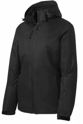 Port Authority Women's Vortex Waterproof 3-in-1 Jacket. L332 - Stealth Promo Co