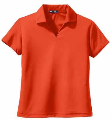 Sport-Tek Women's Dri-Mesh V-Neck Polo. L469 - Stealth Promo Co