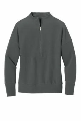 Mercer+Mettle Women's Linear Texture 1/4-Zip MM3041 - Stealth Promo Co