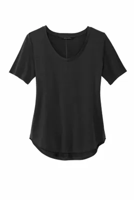 Mercer+Mettle Women's Stretch Jersey Relaxed Scoop MM1017 - Stealth Promo Co