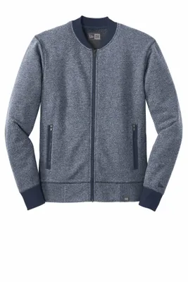 New Era French Terry Baseball Full-Zip. NEA503 - Stealth Promo Co