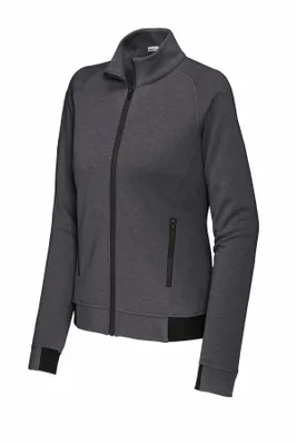 Sport-Tek Women's PosiCharge Strive Full-Zip LST570 - Stealth Promo Co