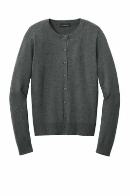Port Authority Women's Easy Care Crewneck Cardigan Sweater LSW2870 - Stealth Promo Co